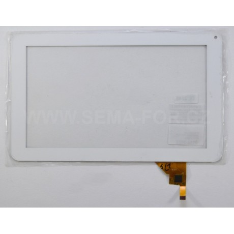 9" dotykové sklo 300-N3849b-A00-V1.0 JC1314 bílé