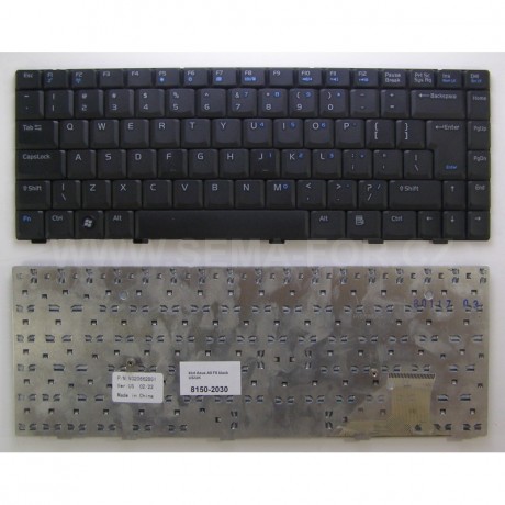 Tlačítko klávesnice ASUS A8, F8, W3 US black