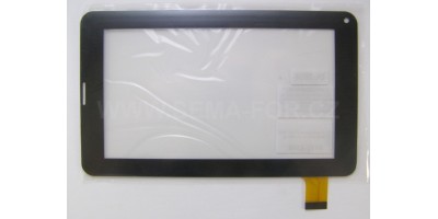 7" dotykové sklo VTC5070A37 černé s dírou pro repro