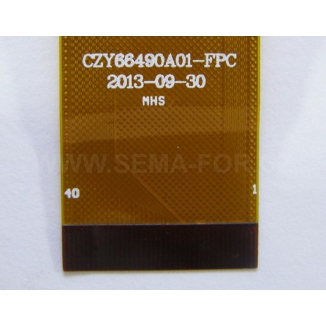 10,1" dotykové sklo CZY66490A01-FPC černé
