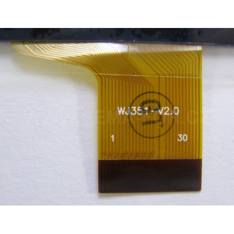 7" dotykové sklo WJ351-V2.0 černé