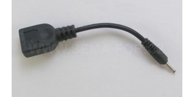 USB napajecí kabel 2,5x0,7 1m