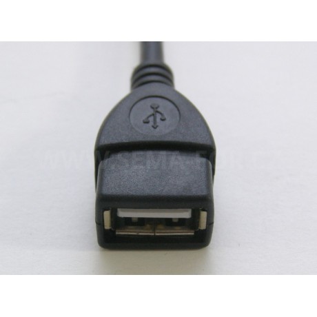 redukce USB F - mini USB M