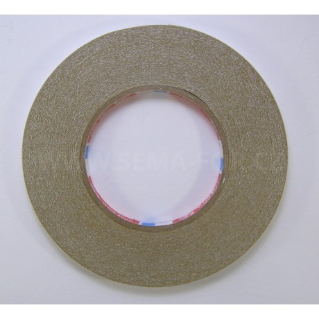 lepící páska oboustranná průhledná 8mm 50m 0,15mm