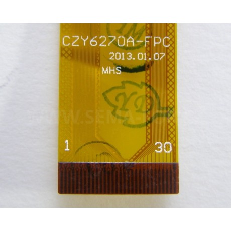 7" dotykové sklo CZY6270A-FPC černé
