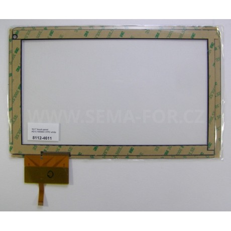 10,1" dotykové sklo AD-C-100050-1-FPC bílé