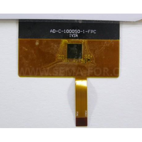 10,1" dotykové sklo AD-C-100050-1-FPC bílé