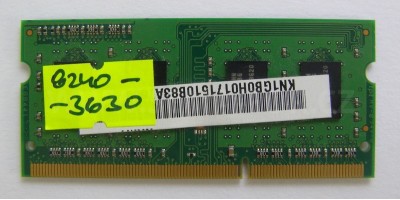 RAM 1GB DDR3 1333 sodimm použitá