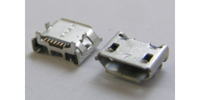 konektor micro USB B 5 pin female 22