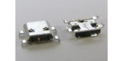 konektor micro USB B 6 pin female 25
