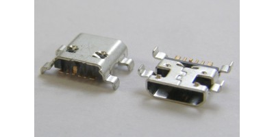konektor micro USB B 6 pin female 25