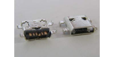 konektor micro USB B 6 pin female 25