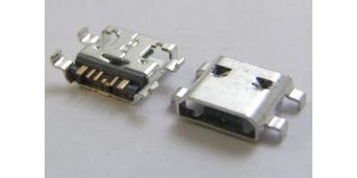konektor micro USB B 6 pin female 25