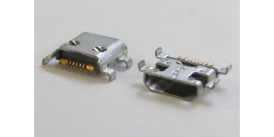 konektor micro USB B 7 pin female 14