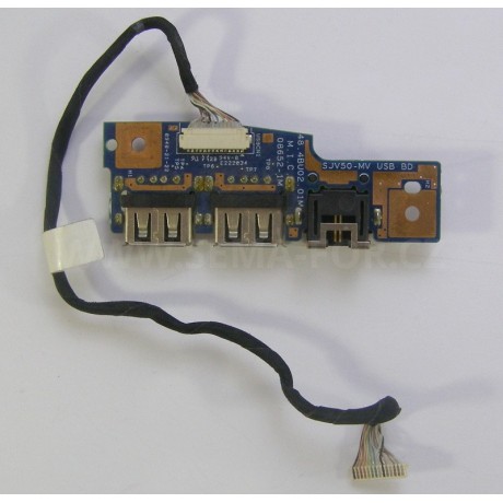Packard Bell TJ65 TJ68 TJ71 USB/LAN board s kabelem