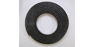 lepící páska jednostranná pěnová černá 10mm 3m 5mm