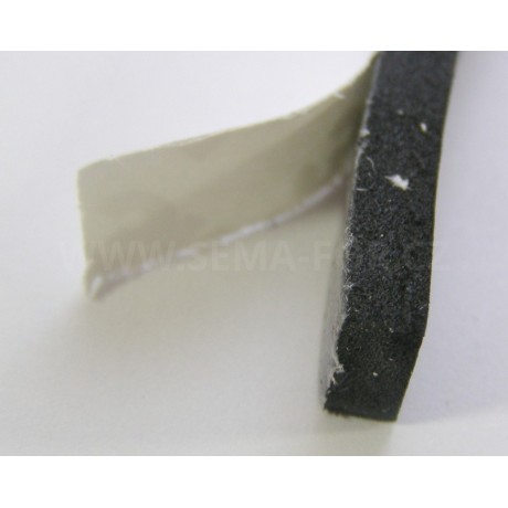 lepící páska jednostranná pěnová černá 10mm 3m 5mm