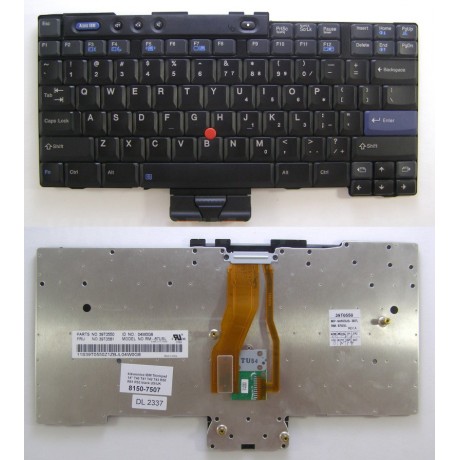 klávesnice IBM Thinkpad 14" T40 T41 T42 T43 R50 R51 R52 black US