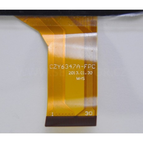 7" dotykové sklo CZY6347A-FPC černé