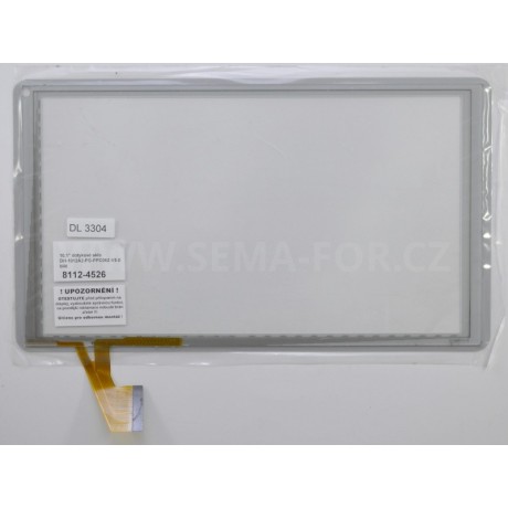 10,1" dotykové sklo DH-1012A2-PG-FPC062-V5.0 bílé