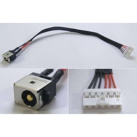 Napájecí konektor s kabelem Asus F751 K56C K550C R510C S550C S56C X450CA X550 X751 