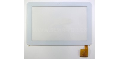 10.1" dotykové sklo TPC0323 bílé