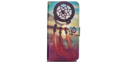 Sony Xperia M5 - 5,1" - černé koženkové flipové pouzdro 