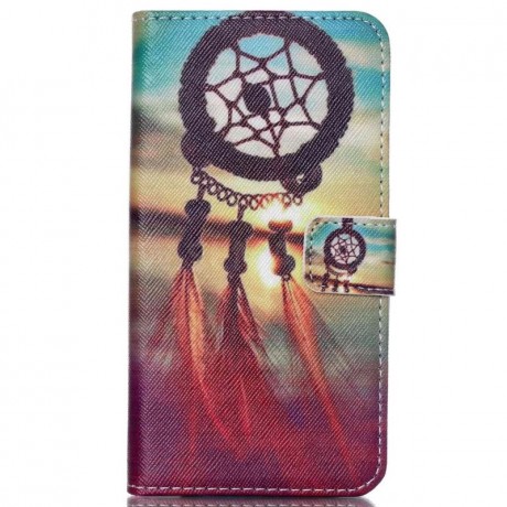 Sony Xperia M5 - 5,1" - černé koženkové flipové pouzdro 