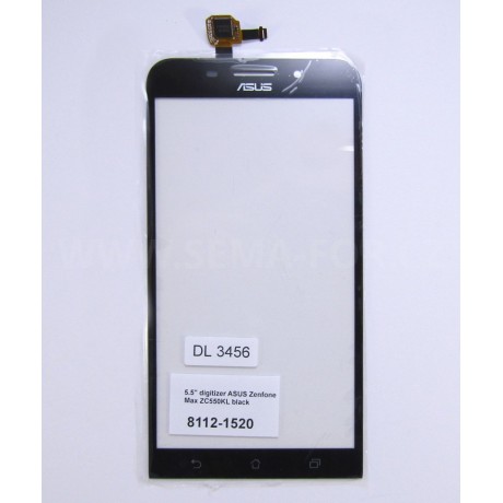 5.5" dotykové sklo ASUS Zenfone Max ZC550KL černé