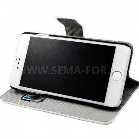 iPhone 5C plastový kryt - 4" zelený vzor