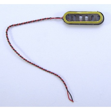 repro mini 30x10mm ovál, vodič, konektor