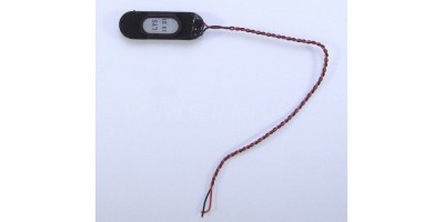 repro mini 30x10mm ovál, vodič, konektor