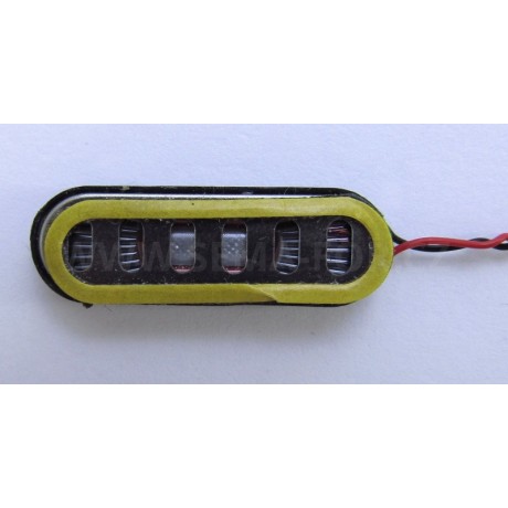 repro mini 30x10mm ovál, vodič, konektor