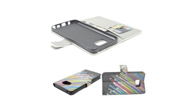 LG G3 (D690) - 5,5" flipové pouzdro - vzor stars