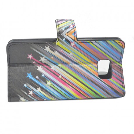 LG G3 (D690) - 5,5" flipové pouzdro - vzor stars