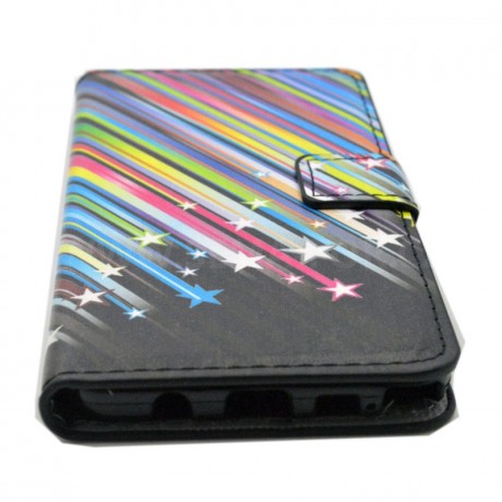 LG G3 (D690) - 5,5" flipové pouzdro - vzor stars