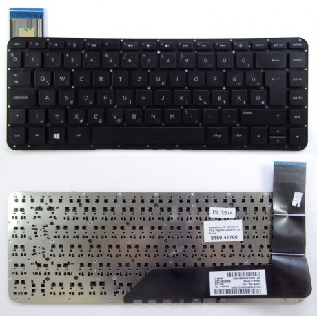 klávesnice HP Slatebook 14-p 14-p000  black HU no frame