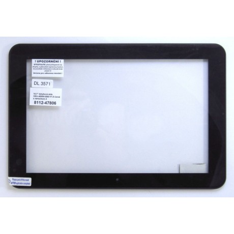 10,1" dotykové sklo 300-L4096A-B00-V1.0 černé s rámečkem 02