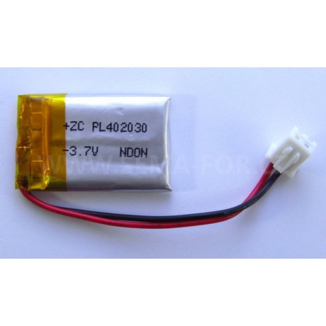 baterie ZC LION 3,7V 200mAh,50*22*5mm 2pin