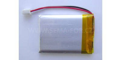 baterie ZC LION 3,7V 1500mAh, 54*40*6,5mm 2pin