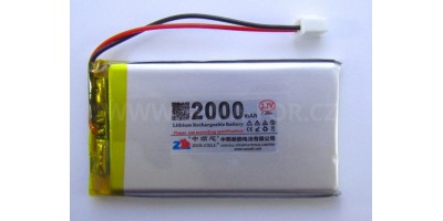 baterie 3,7V 5000mAh 153x71x3,6 2pin