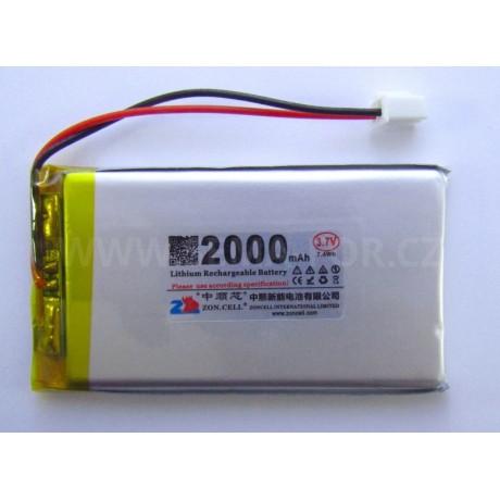 baterie 3,7V 5000mAh 153x71x3,6 2pin