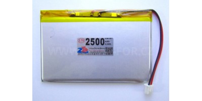 baterie 3,7V 5000mAh 153x71x3,6 2pin