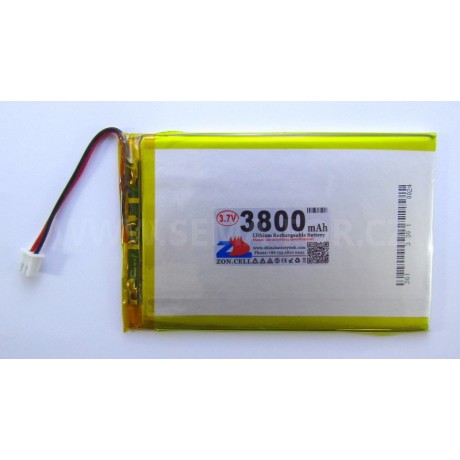 baterie ZC LION 3,7V 3800mAh 106*70*4mm 2pin