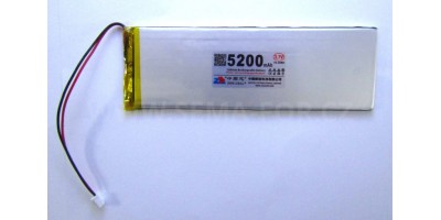 baterie 3,7V 5000mAh 153x71x3,6 2pin