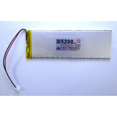 baterie 3,7V 5000mAh 153x71x3,6 2pin