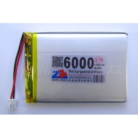 baterie 3,7V 5000mAh 153x71x3,6 2pin