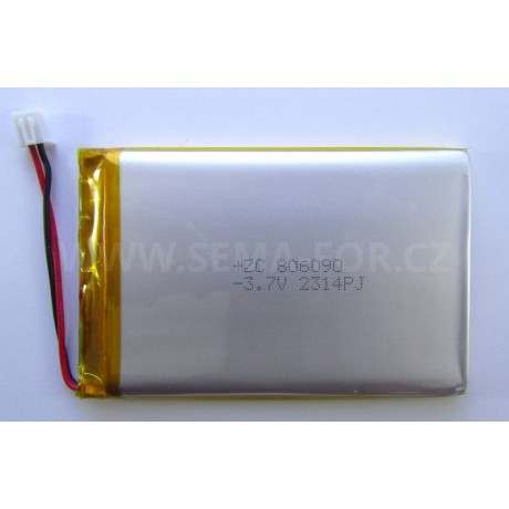 baterie ZC LION , 3.7V 8000mAh 91*60*8mm 2pin