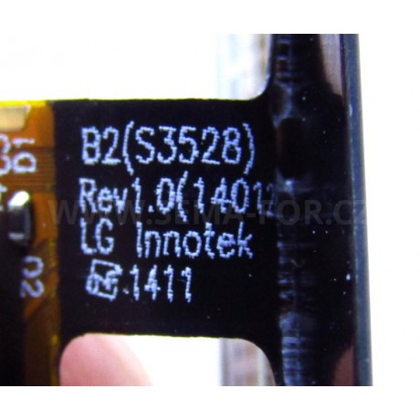 4,7" dotykové sklo LG L90 D405 D405n D415 černé typ 01 - oblejší rohy