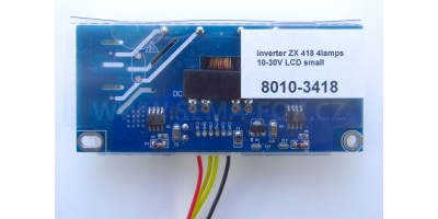 inverter ZX 418 4lamps 10-30V LCD small